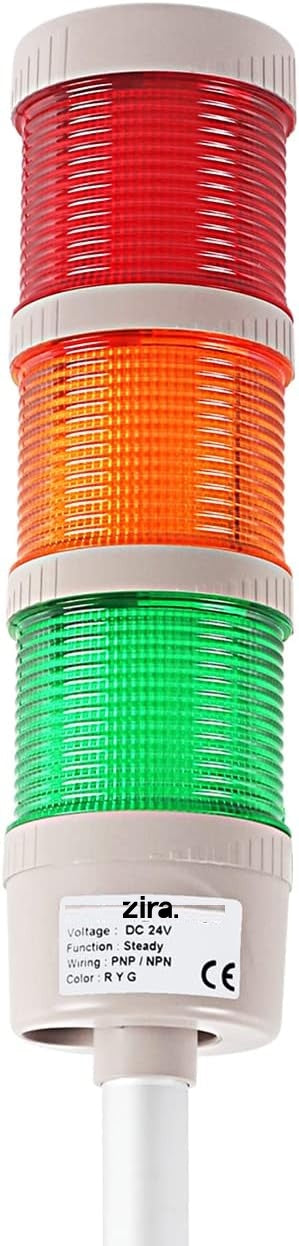 Zira Andon Light — Add-On 3-Color Stack