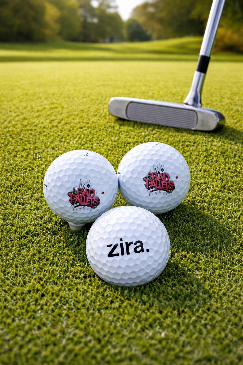 No Bad Pallets™ Golf Balls – 12 Pack (Zira Edition)